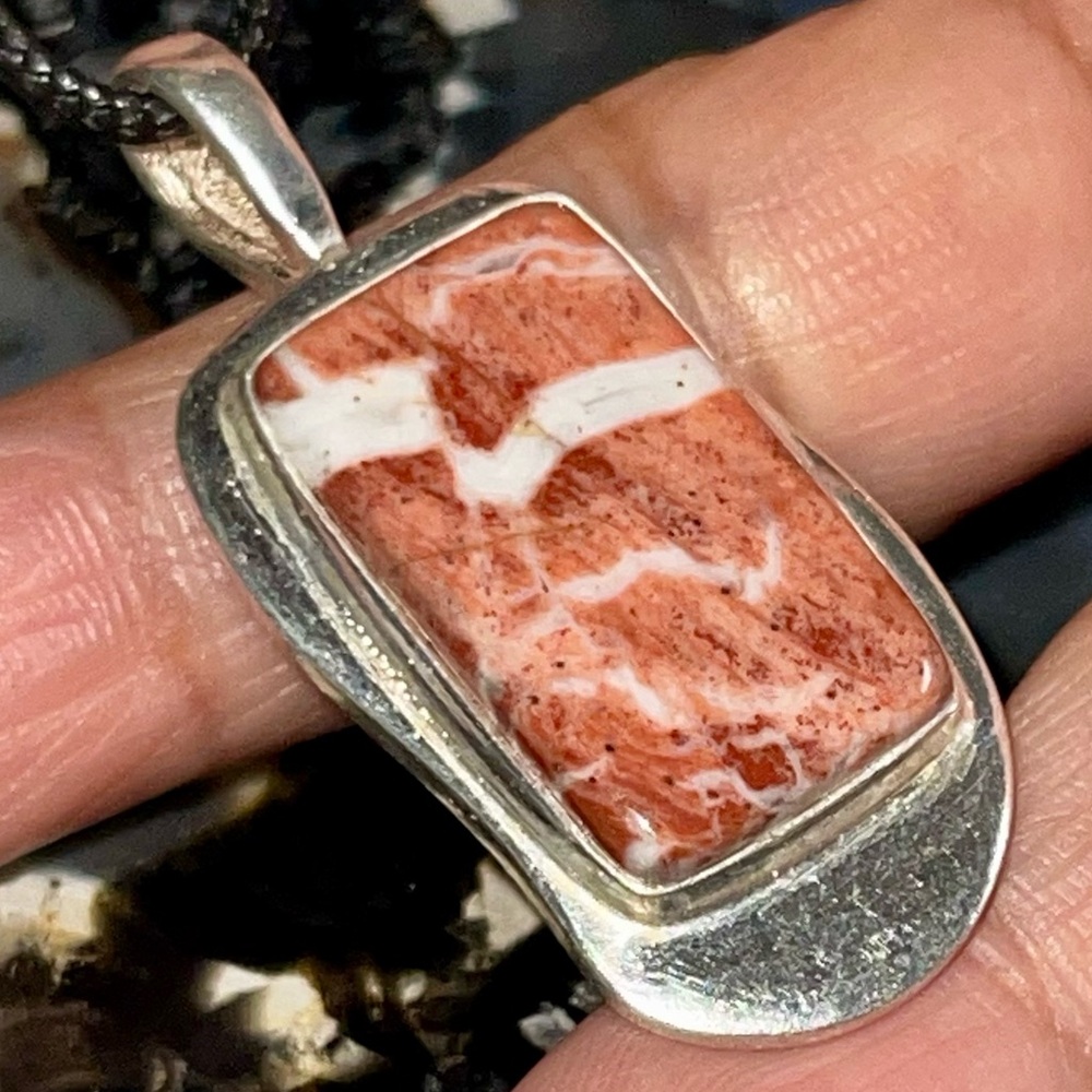 Brecciated Jasper Pendant 1 1/2”